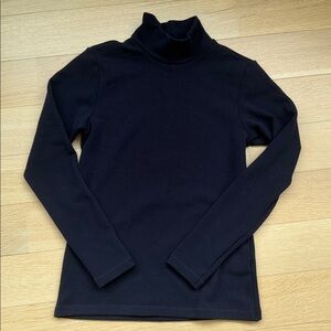 HEATTECH Ultra Warm High Neck T-Shirt Turtleneck Fleece Size S